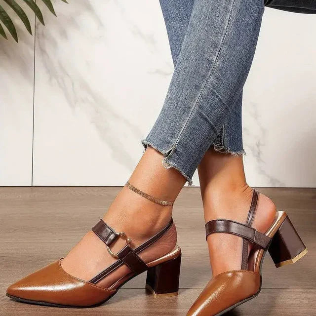 Zapatos de Tacón de Bloque para Mujer: Soporte con Estilo y Comodidad