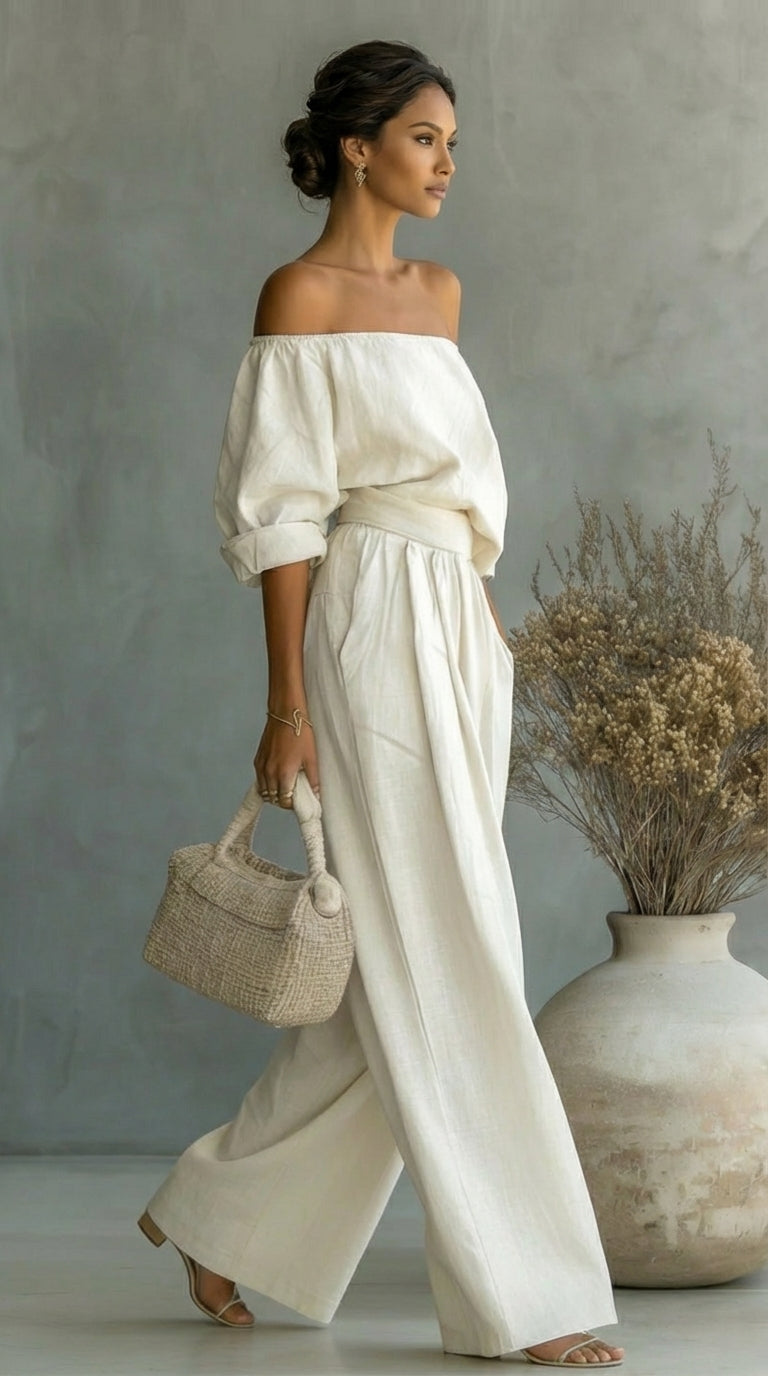 Arabella | Conjunto Exclusivo Efecto Lino para un Verano con Estilo