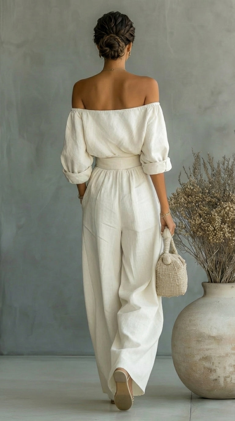 Liliána™ – Conjunto exclusivo con efecto lino para un verano con estilo • S1