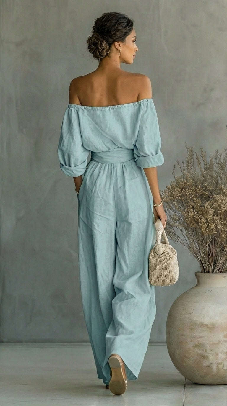 Liliána™ – Conjunto exclusivo con efecto lino para un verano con estilo • S1
