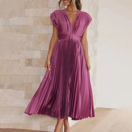 Annabelle | Vestido Midi Plisado Atemporal