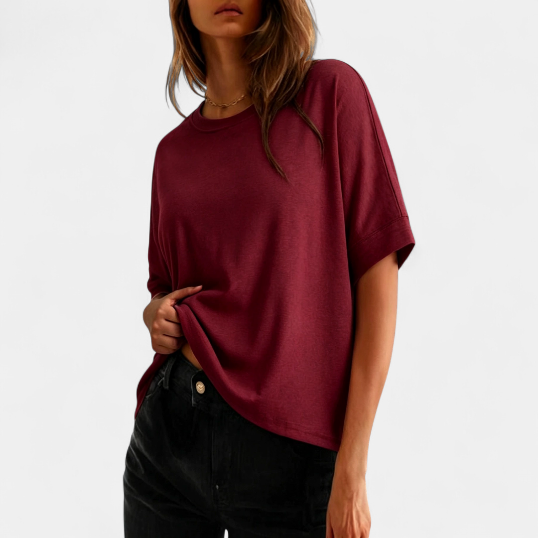 GEMMA™ – Camiseta de algodón relajada para el día a día