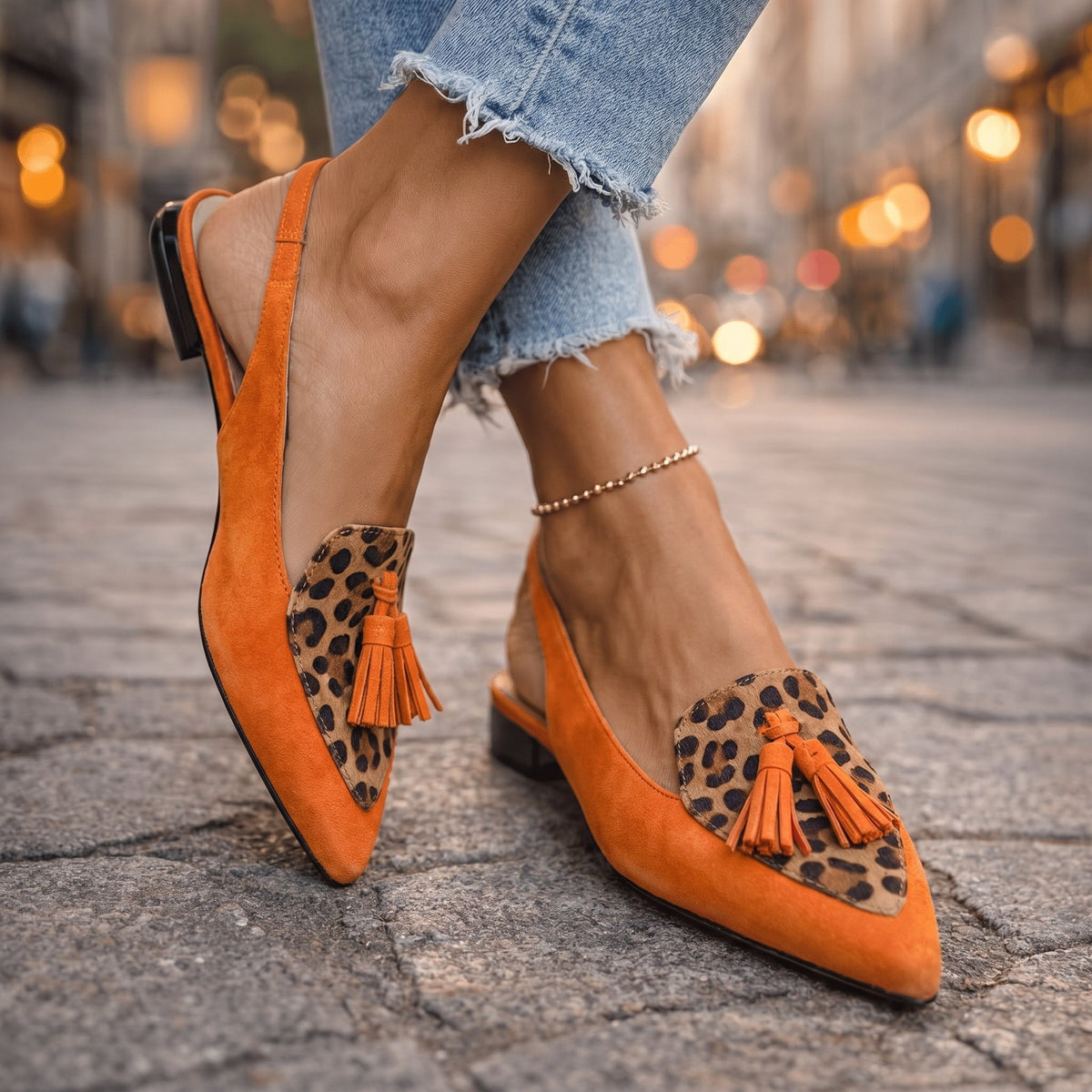 Élodie | Sandalias elegantes con borlas