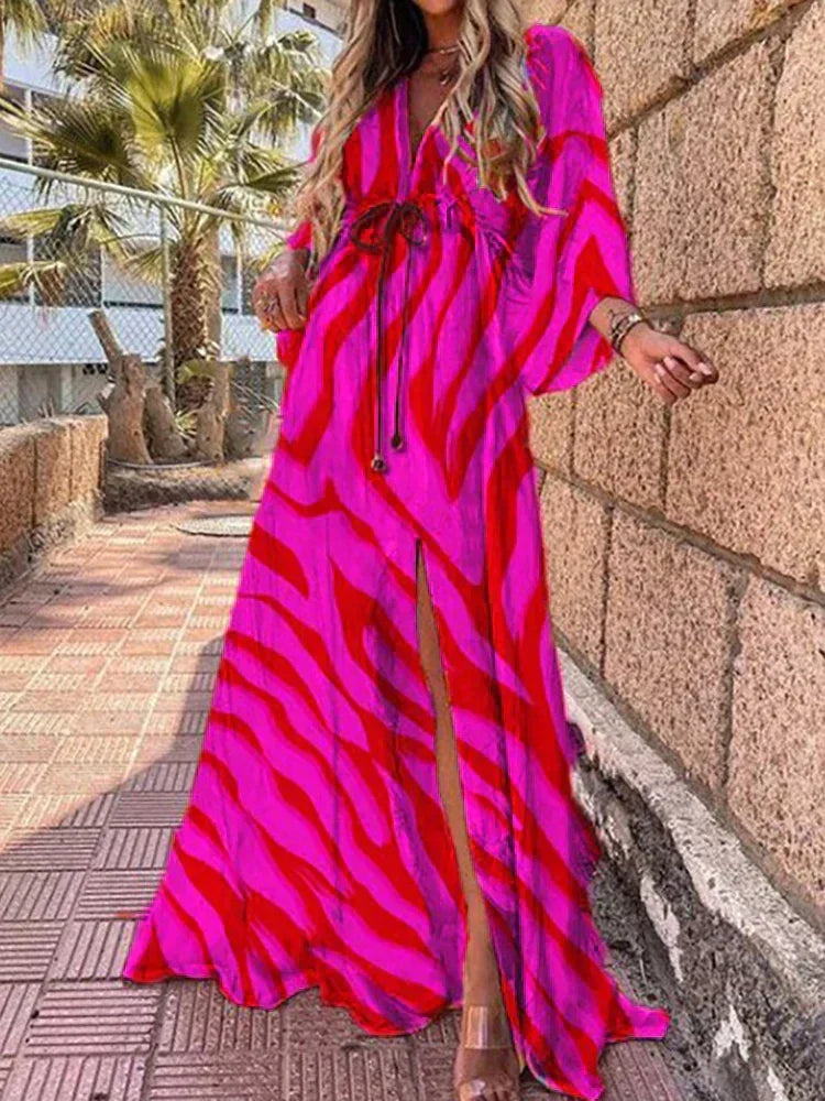 Daria - Vestido Kaftán de Vacaciones