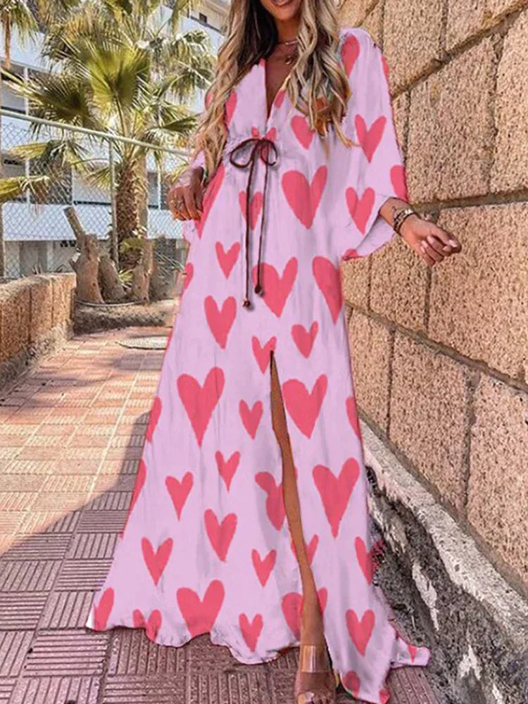 Daria - Vestido Kaftán de Vacaciones