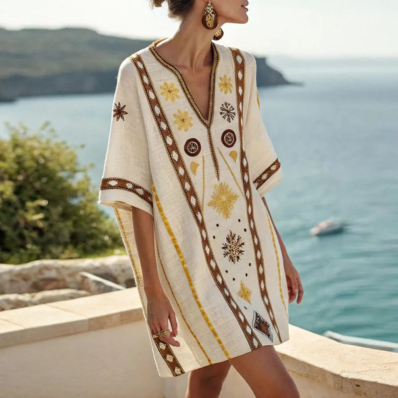 Vera - Vestido de Playa Elegante y Cómodo para Días de Verano