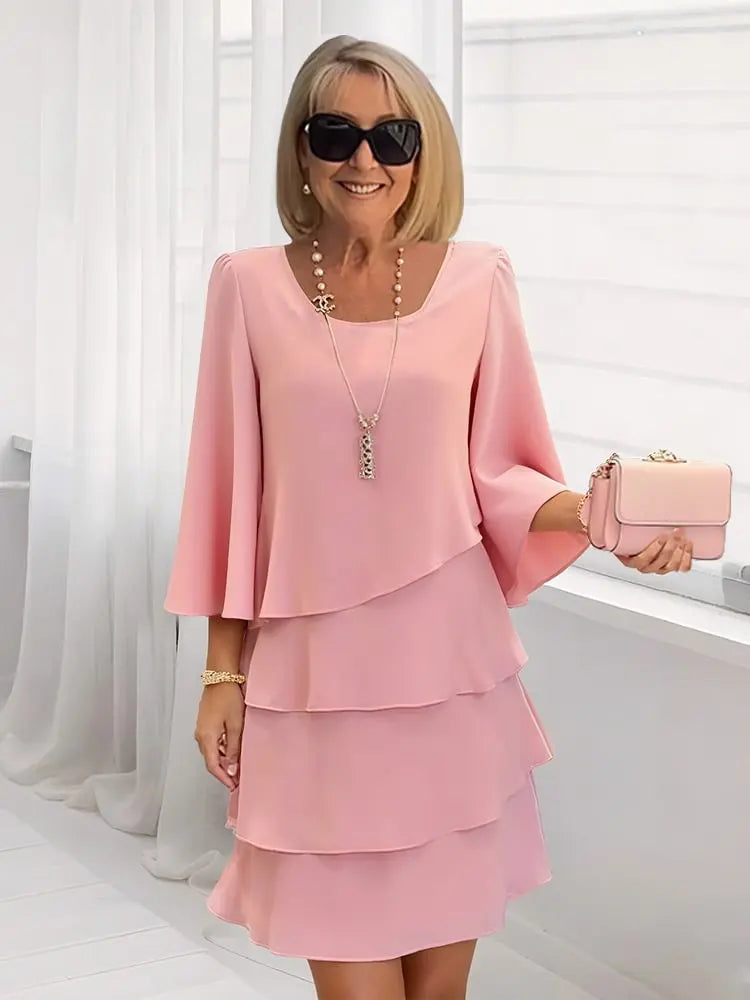 Catherine | Vestido con Volantes, Elegante y Cómodo