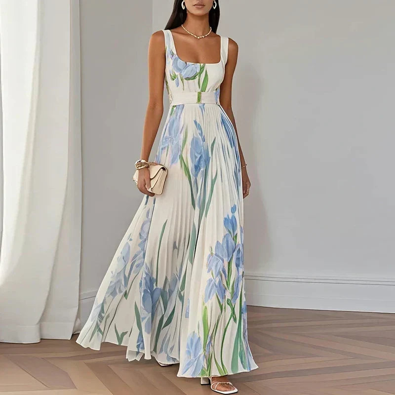 Cleodora | Vestido largo floral