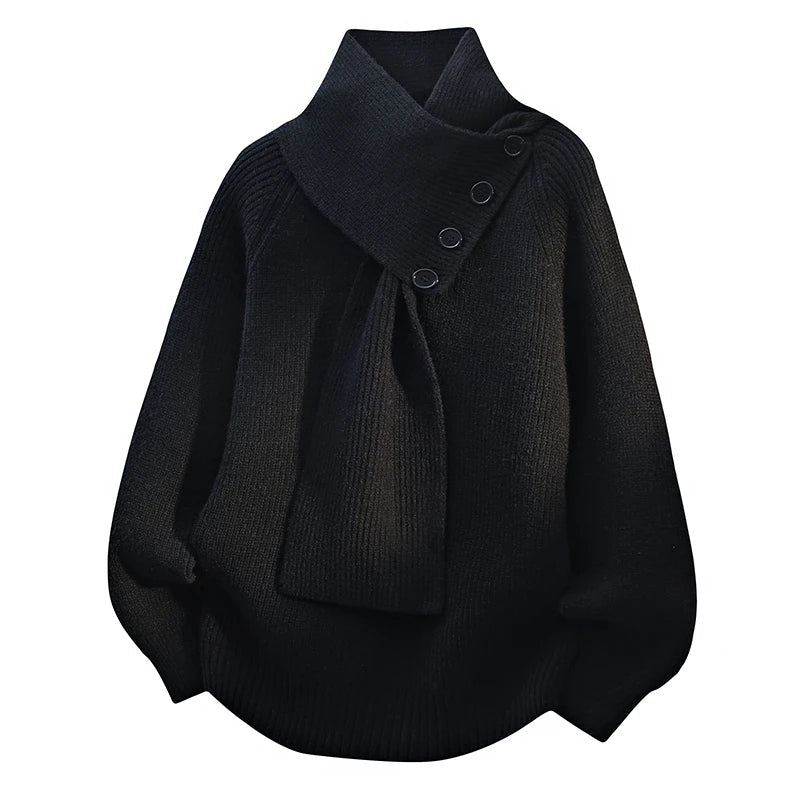 Marilee | Jersey Acogedor con Cuello Bufanda