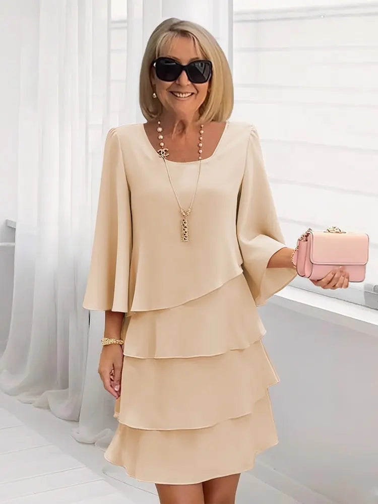 Catherine | Vestido con Volantes, Elegante y Cómodo