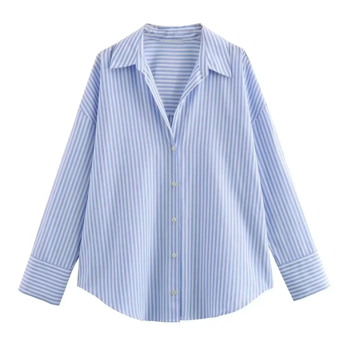 Susan - Camisa Clásica Relajada con Botones