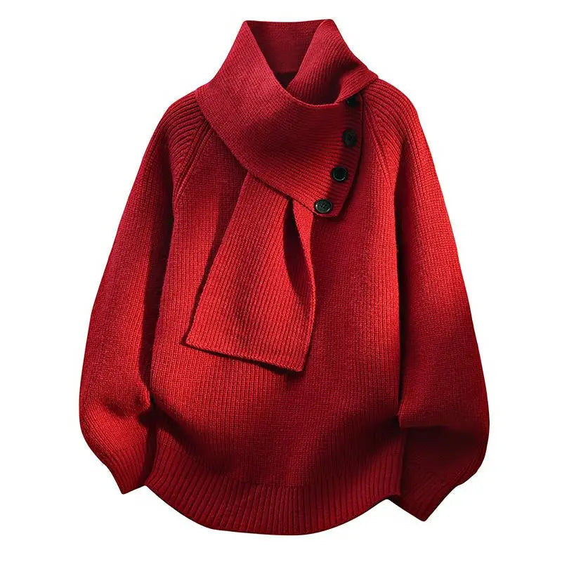 Marilee | Jersey Acogedor con Cuello Bufanda
