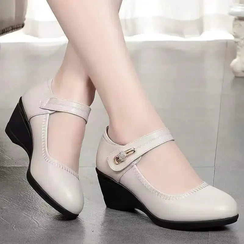 Zapatos de piel Camila Comfort con buen soporte