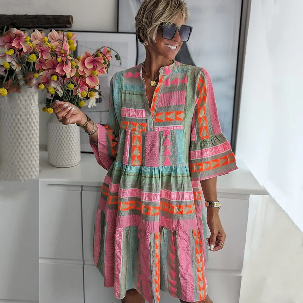Marina | Vestido artesanal de fin de semana