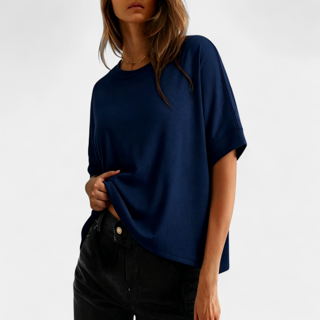 GEMMA™ – Camiseta de algodón relajada para el día a día