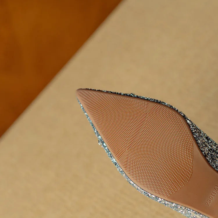 Zapatos de Salón con Purpurina Gloria