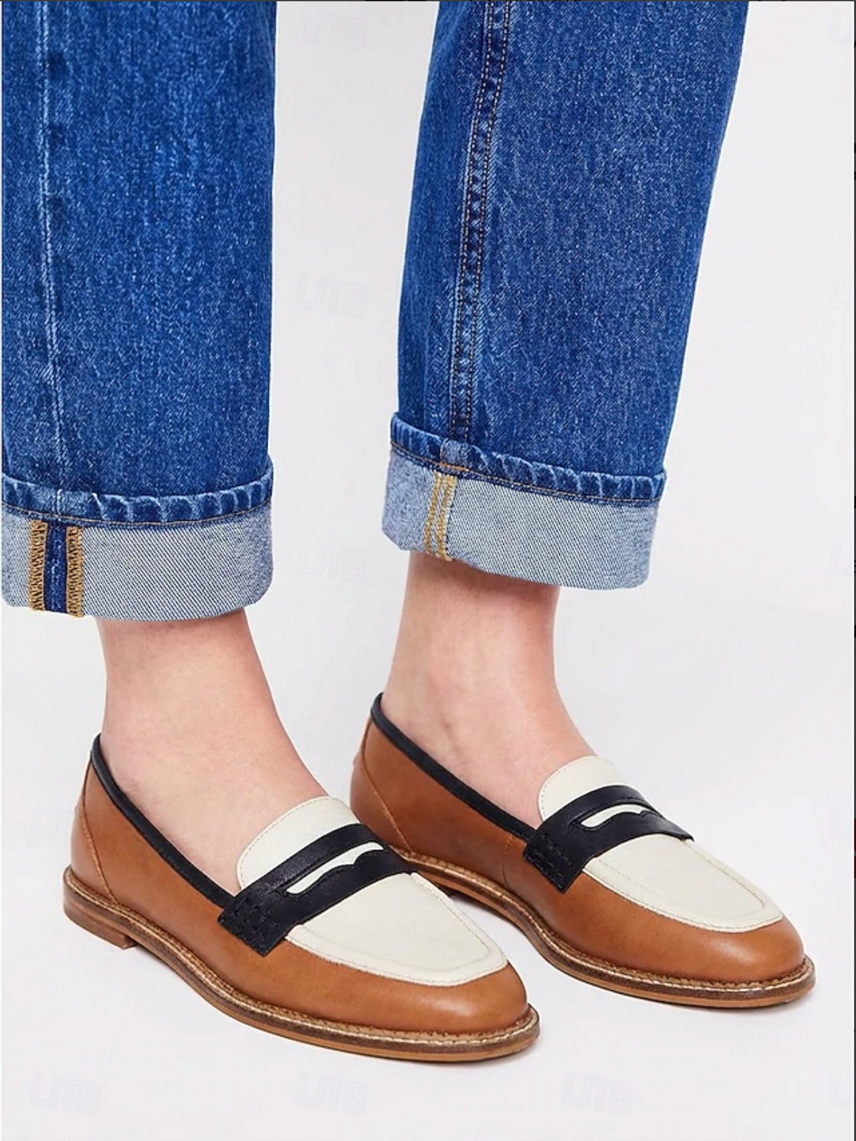 Franki | Mocasín Bicolor