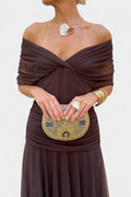 Hayden™ Vestido largo floral con escote en V