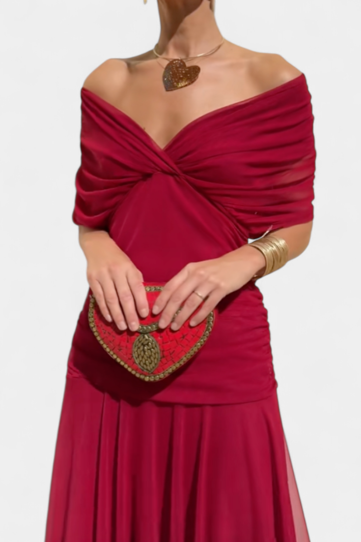 Hayden™ Vestido largo floral con escote en V