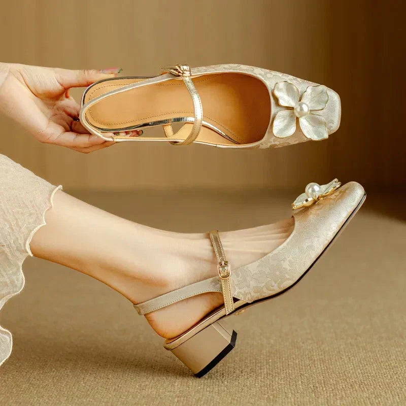 Zapatos de Salón Slingback Genine