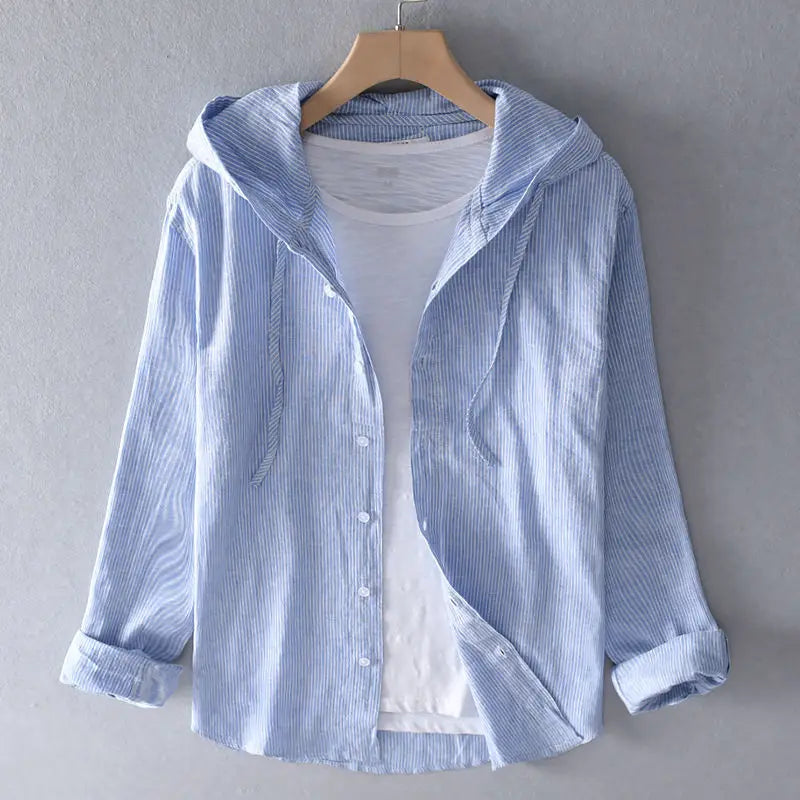 Zoey, sudadera con capucha de lino