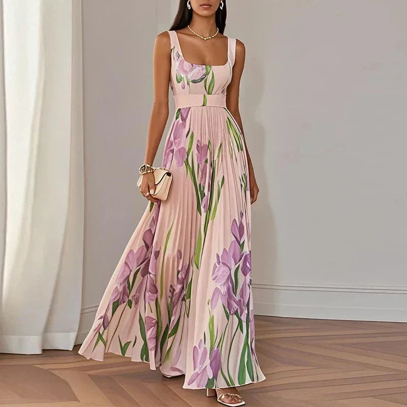Cleodora | Vestido largo floral