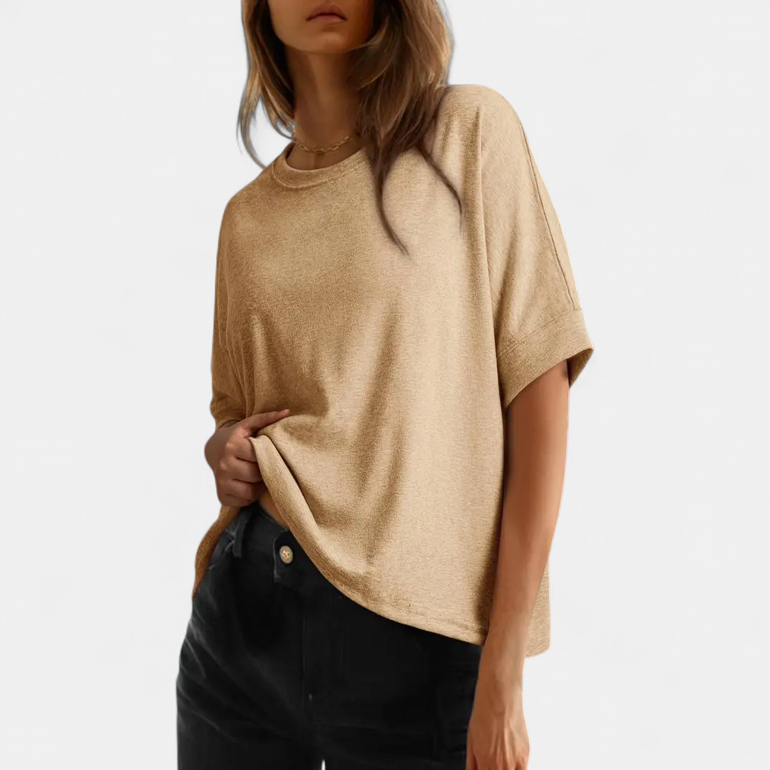 GEMMA™ – Camiseta de algodón relajada para el día a día