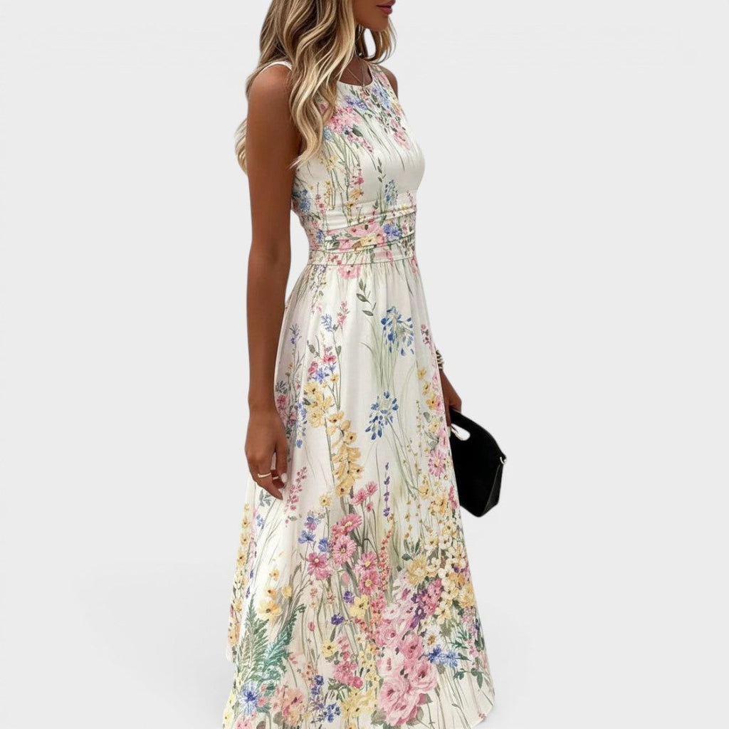 Isolde-May | Vestido midi con detalle de encaje