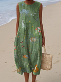 Anna | Vestido Midi Bosque Encantado