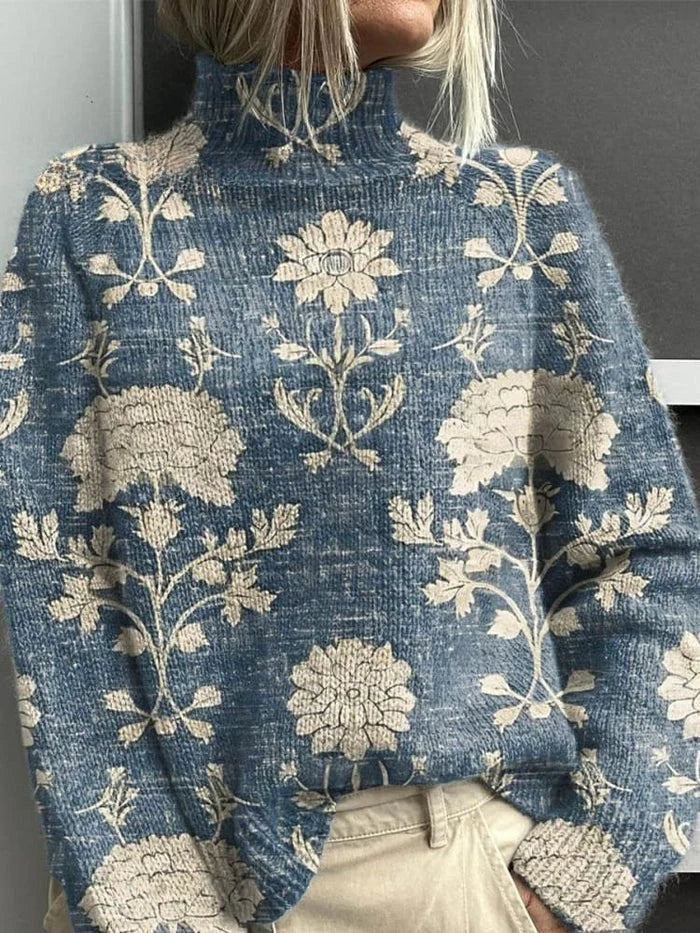 Aimelie | Jersey de Cuello Alto Cálido y Elegante