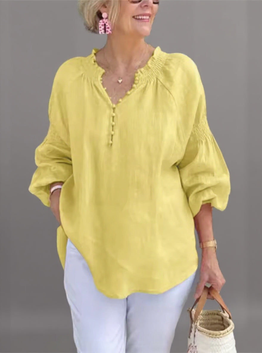 Wren - Blusa Diaria Relajada y Ligera