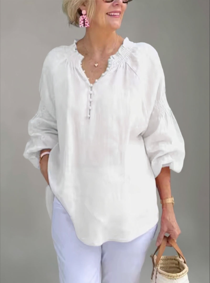 Wren - Blusa Diaria Relajada y Ligera