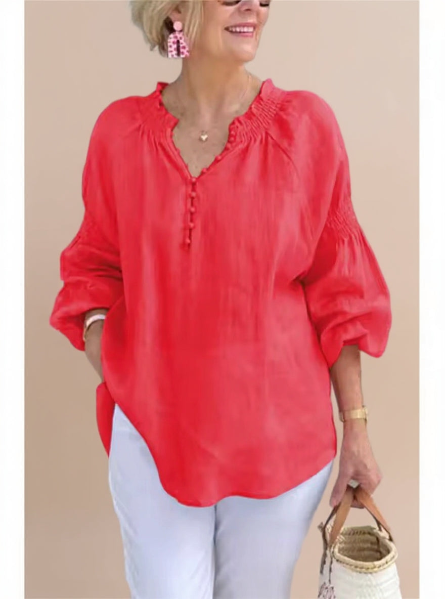 Wren - Blusa Diaria Relajada y Ligera