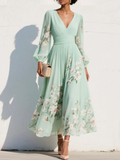 Emmeline | Vestido midi con manga abullonada
