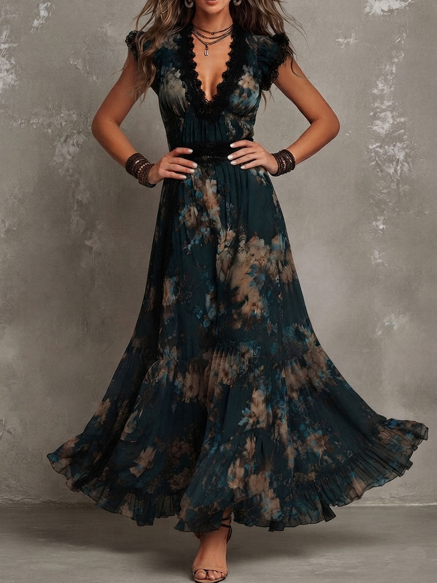 Wendy | Vestido largo floral