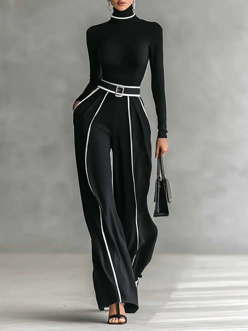 Renata | Elegante conjunto de dos piezas de pierna ancha