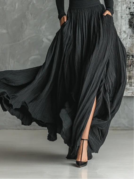 Avelina™ | Vestido largo elegante plisado