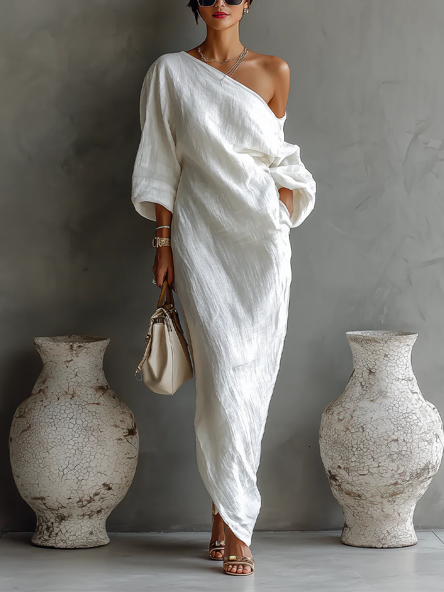 Nelle™: vestido maxi elegante