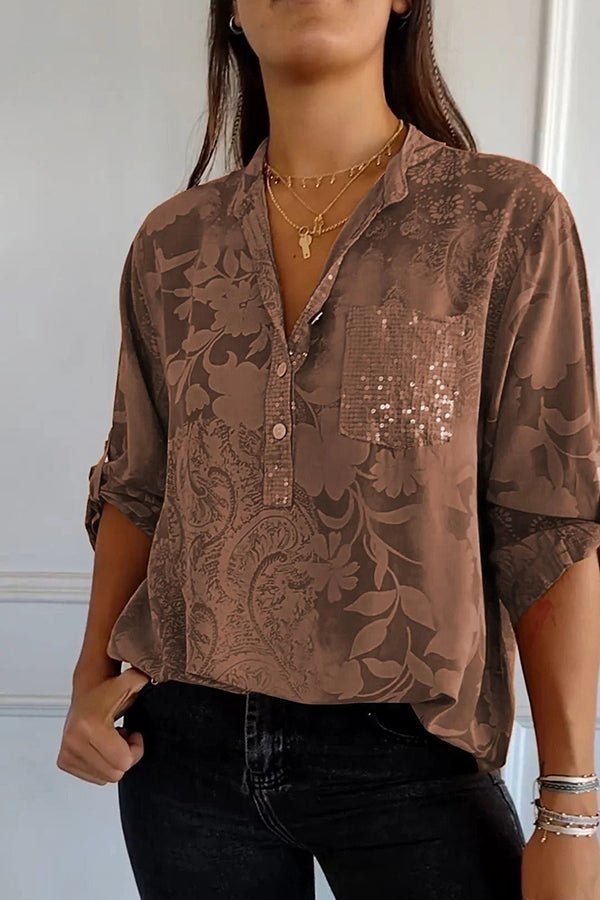 Constance | Blusa Refinada con Botonadura Frontal