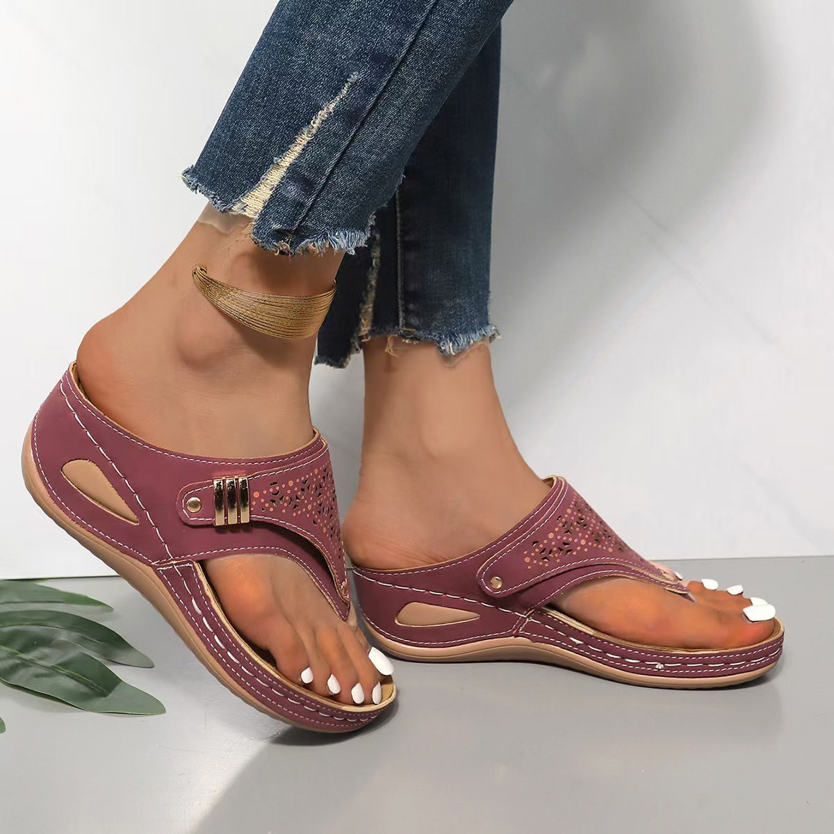 Archella | Sandalias de Cuña con Soporte