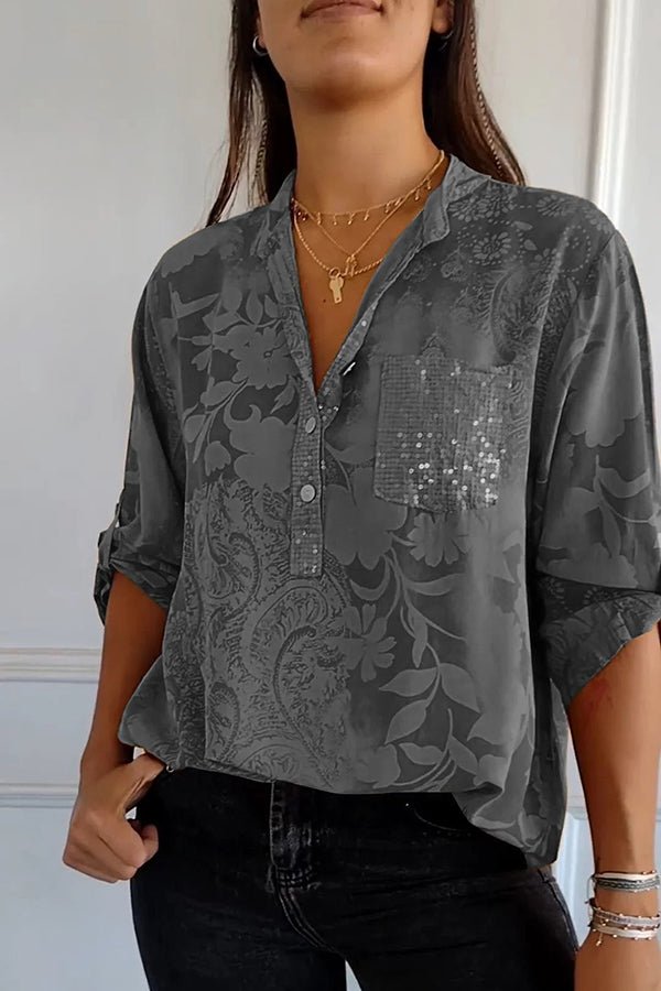 Constance | Blusa Refinada con Botonadura Frontal