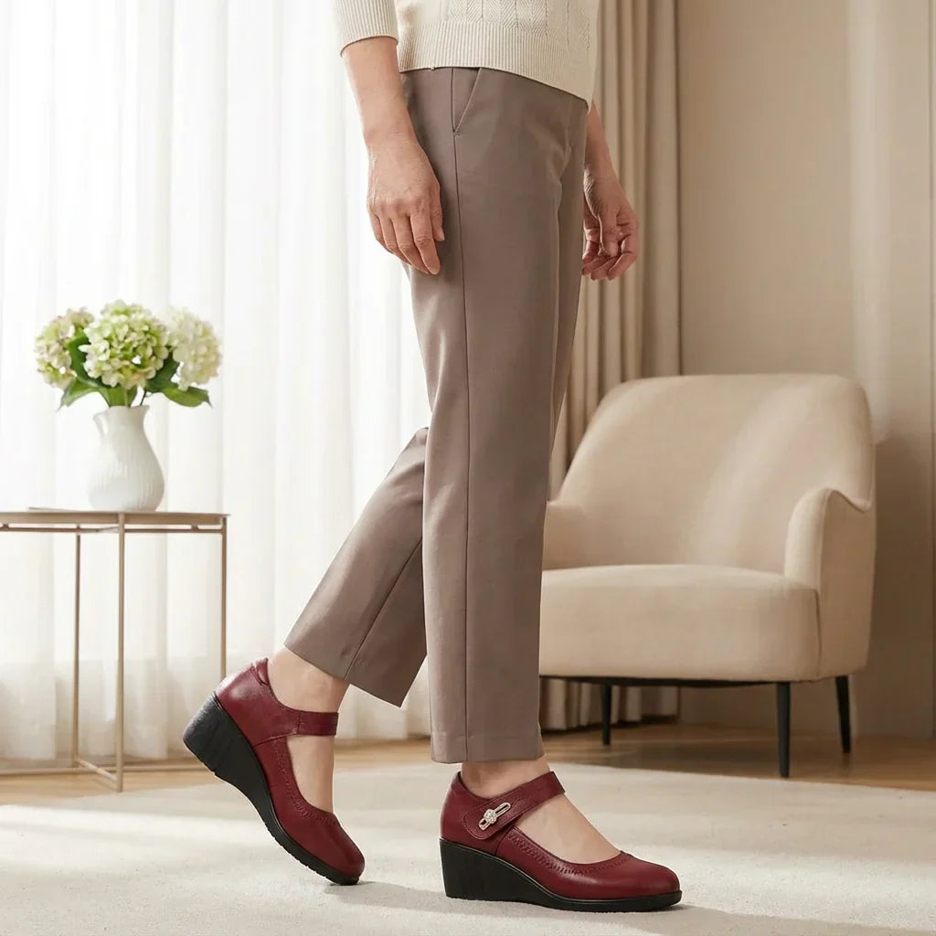 Zapatos de piel Camila Comfort con buen soporte