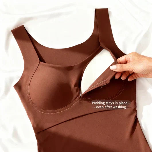 Roxanne | Camiseta de tirantes con sujetador incorporado
