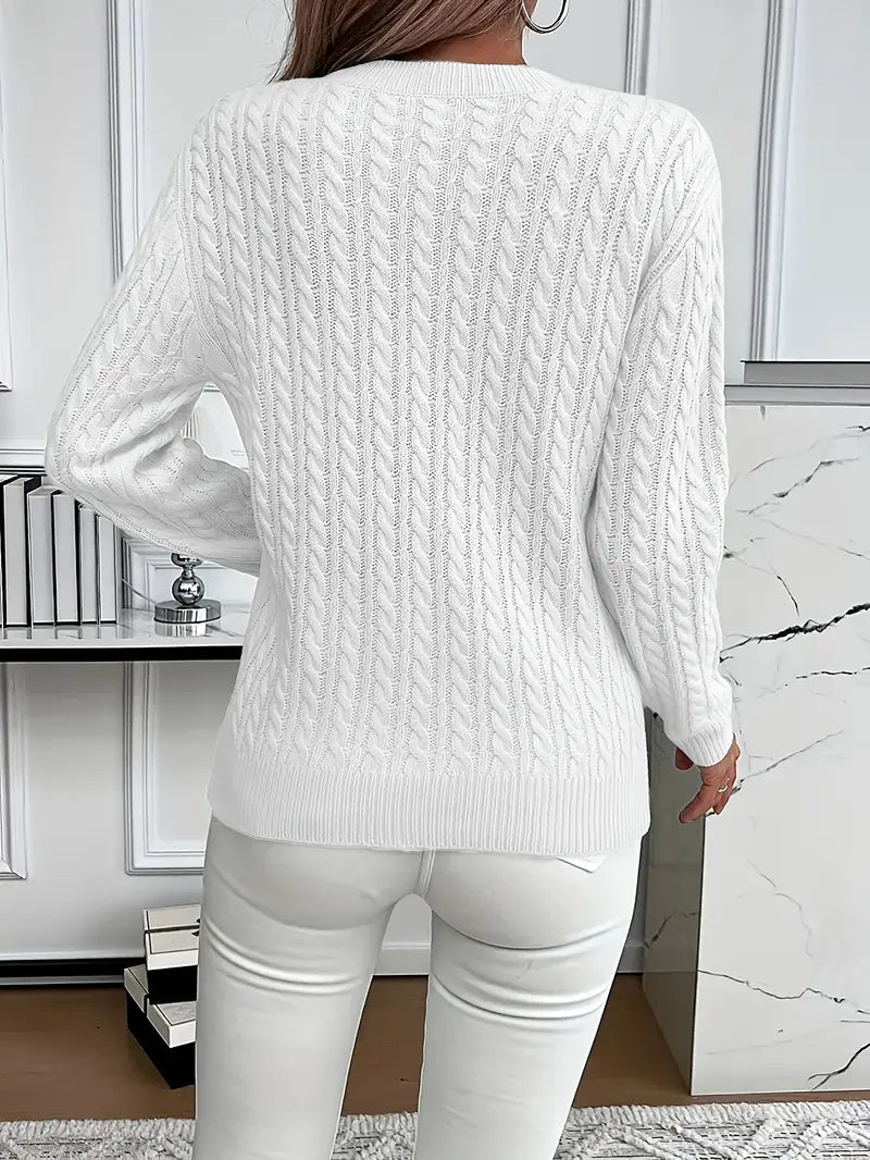 Lena | Jersey de Punto Trenzado