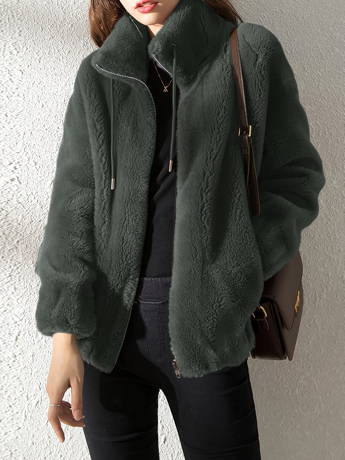 Avelora | Chaqueta acogedora con cremallera