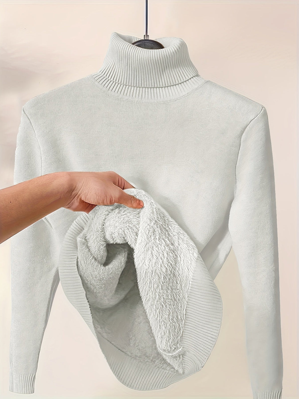 Liora | Jersey de cuello alto de tacto suave