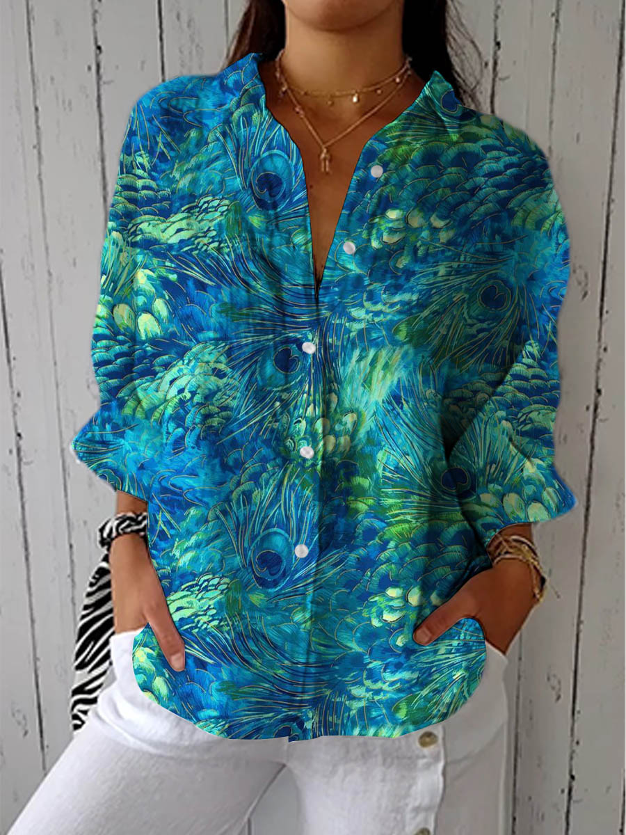 Florina | Blusa Gracia de Pavo Real