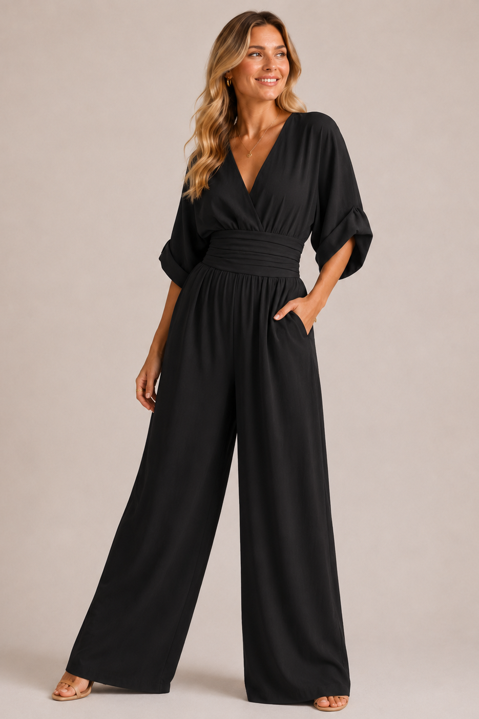 VIVIENNE | Patricia - Mono con Mangas Tres Cuartos