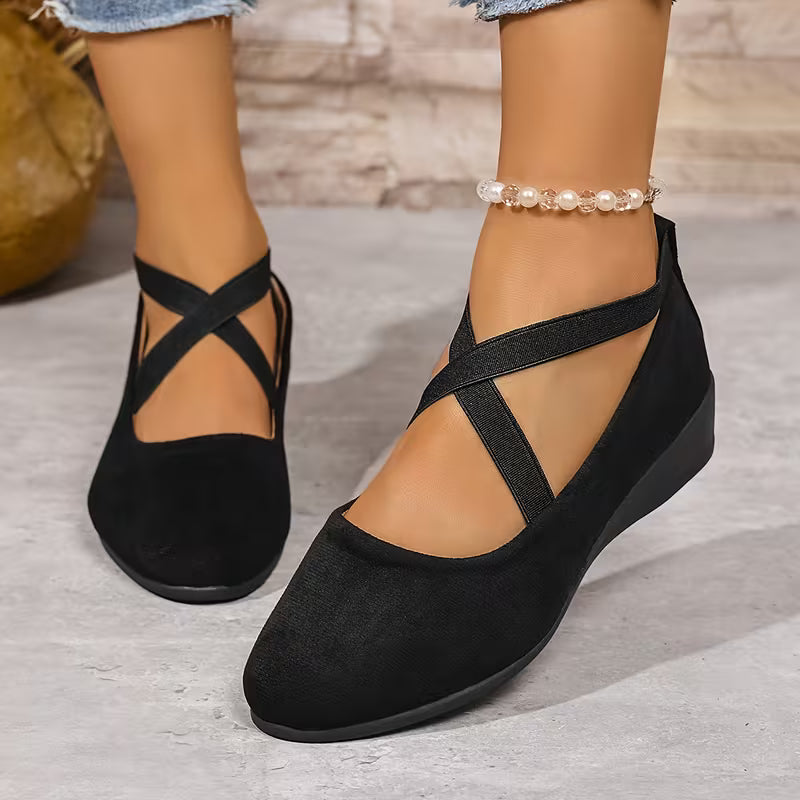 Delphine™ | Bailarinas de cuña cómodas