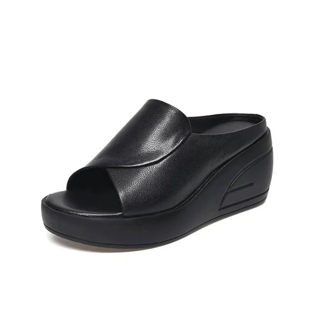 Eliza | Sandalias de cuña ortopédicas sin cordones